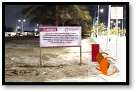 Ayuntamiento de Carmen inicia proceso para recuperar predios en el malecón costero. 
